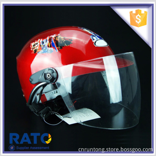 Wholesale best cartoon kids half face motorcycle helmets